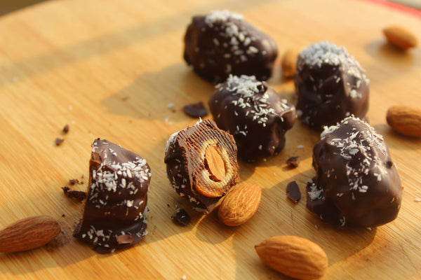 Stuffed Chocolate-Covered Dates (Your Festive Sweet Fix!)