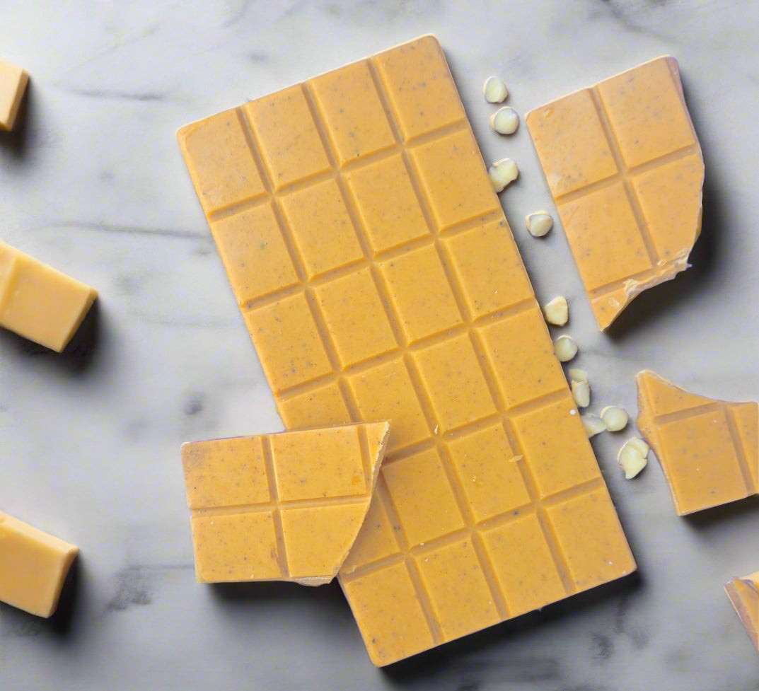 Caramelised white chocolate