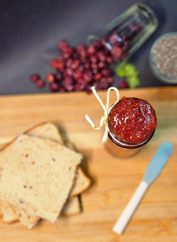 Plum and Cherry Jam