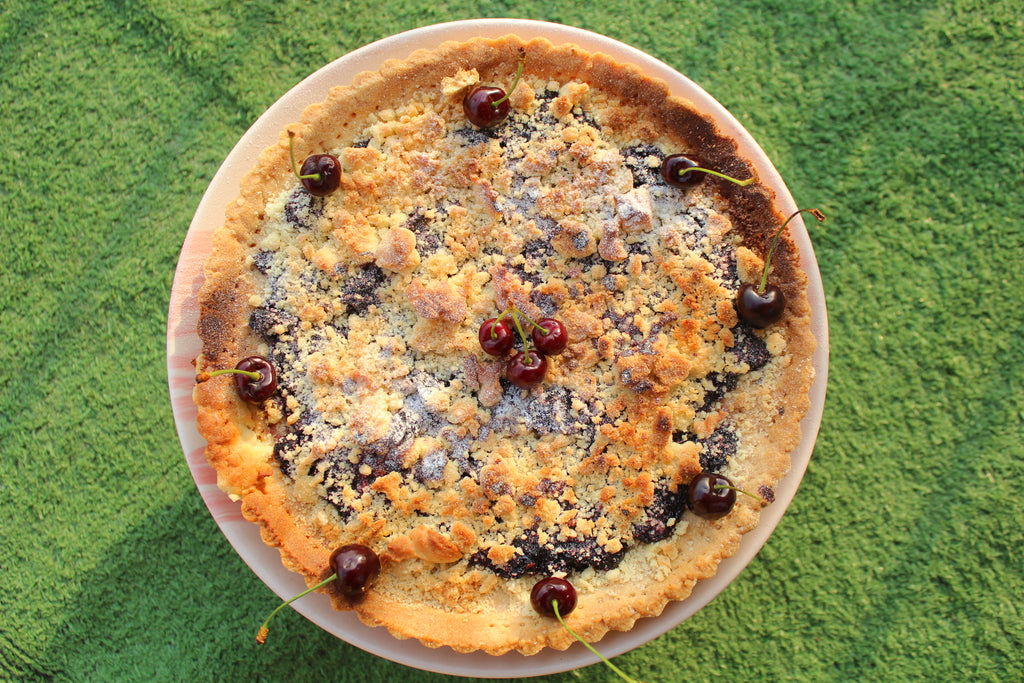 Cherry Crumble Tart