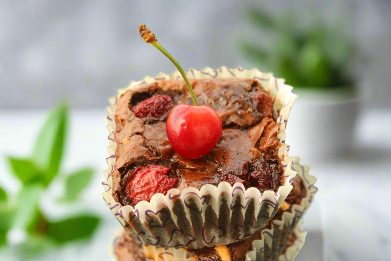 Cherry Brownies — A Black Forest Fantasy in Brownie Form