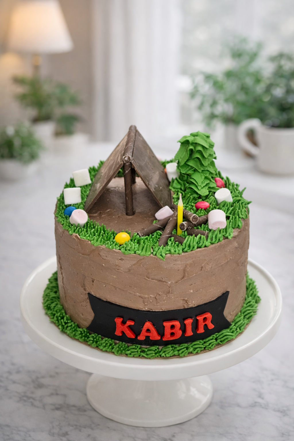Camping Cake : Birthday Cake